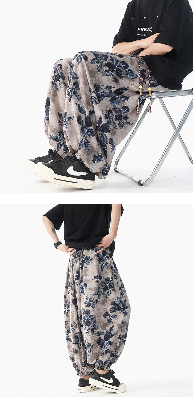 Casual Floral Pants