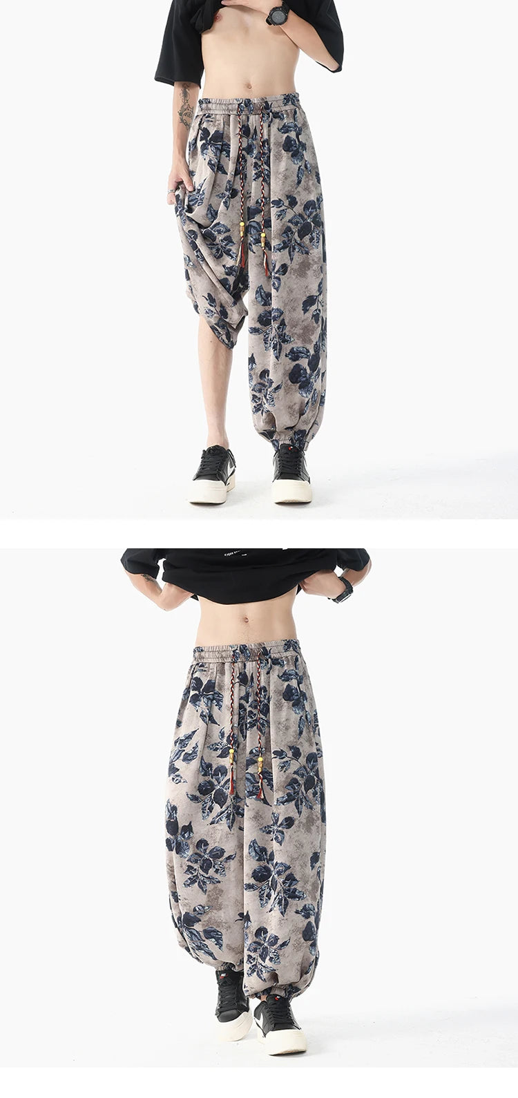 Casual Floral Pants