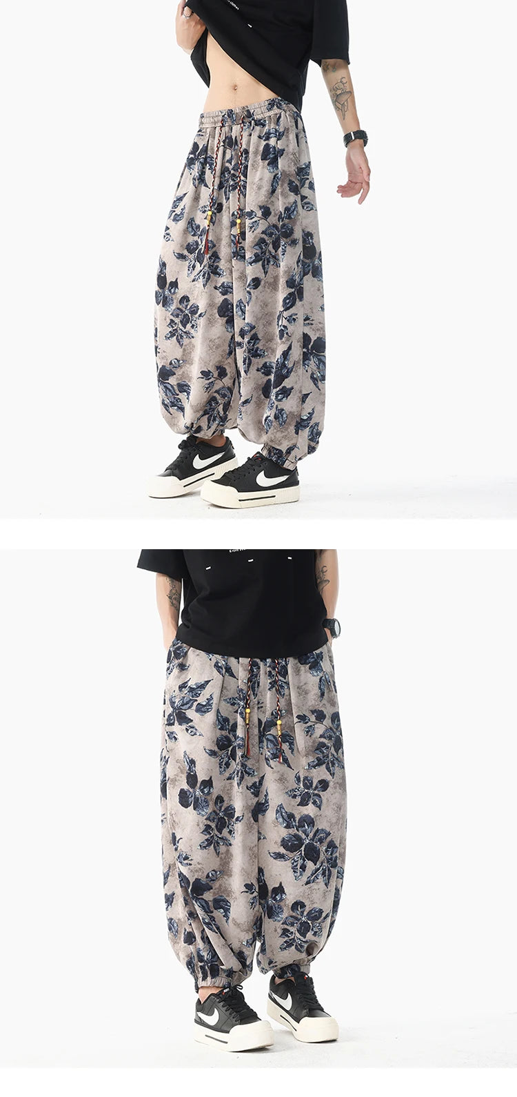 Casual Floral Pants